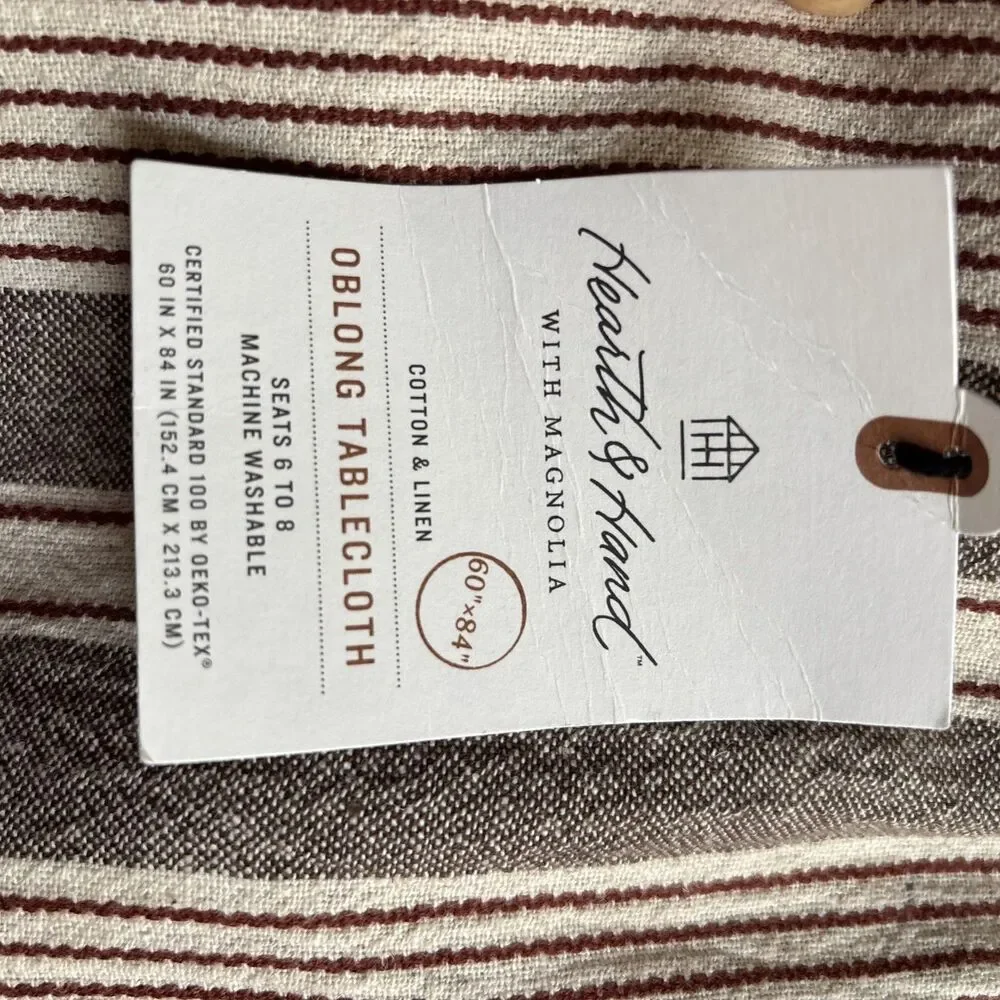 Hearth & Hand striped tablecloth